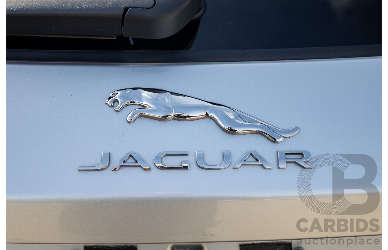 07/2016 Jaguar F-Pace 30d R-Sport (AWD) MY17 X761 4d Wagon Rohdium Silver Metallic Twin Turbo Diesel V6 3.0L