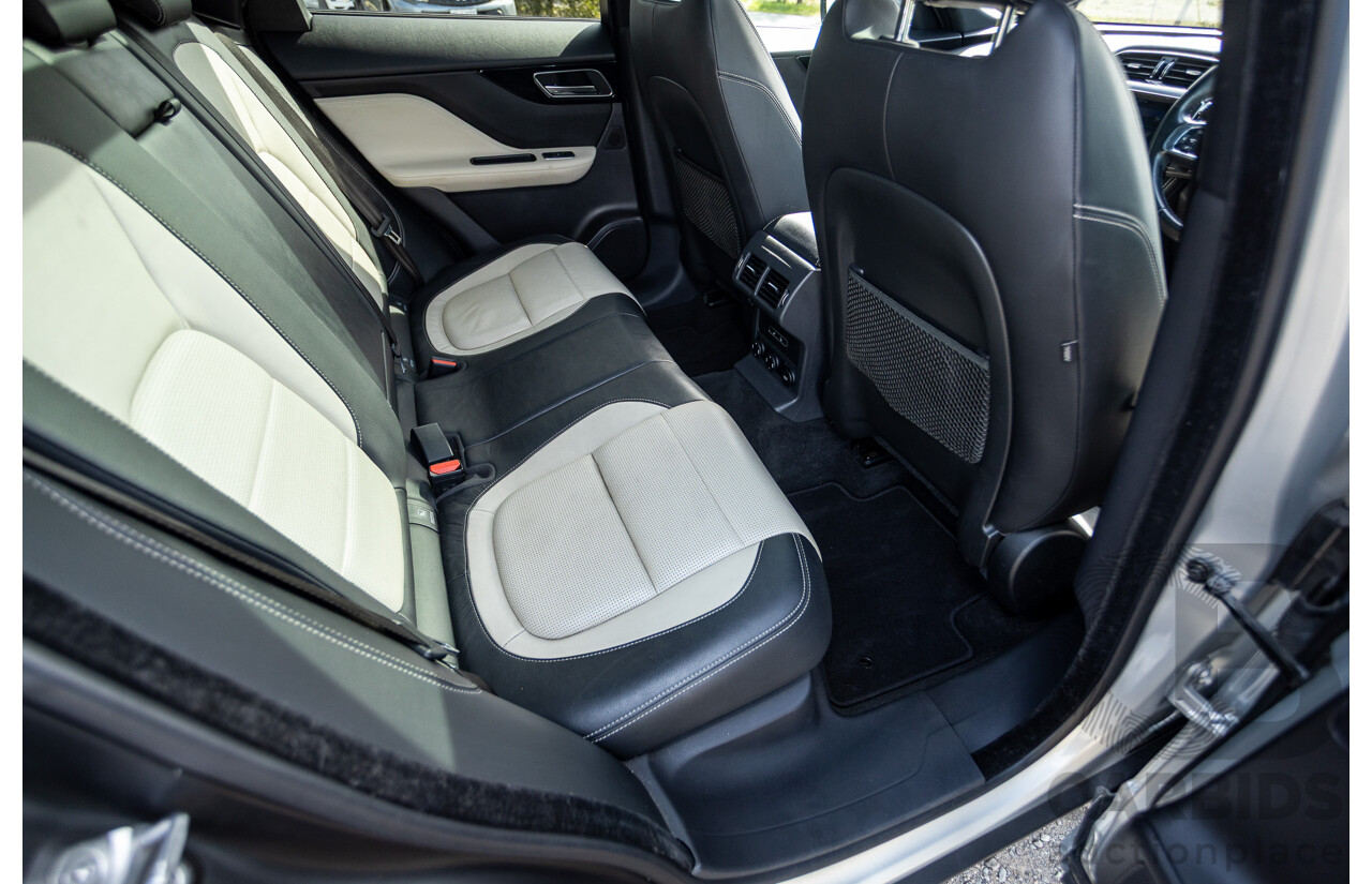 07/2016 Jaguar F-Pace 30d R-Sport (AWD) MY17 X761 4d Wagon Rohdium Silver Metallic Twin Turbo Diesel V6 3.0L