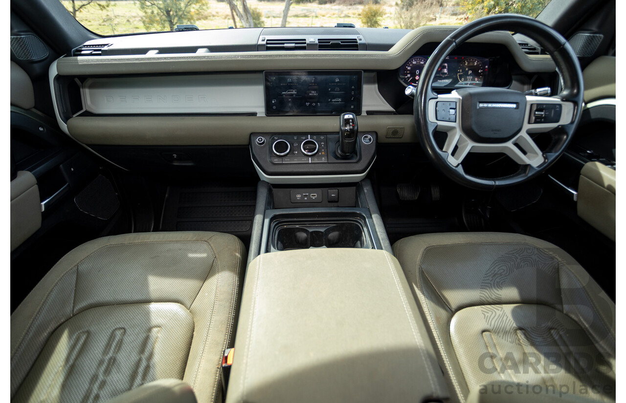 07/2020 Land Rover Defender 110 D240 S (4x4) MY20 L663 4d Wagon Pangea Green Metallic Twin Turbo Diesel 2.0L