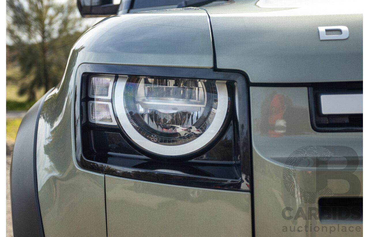 07/2020 Land Rover Defender 110 D240 S (4x4) MY20 L663 4d Wagon Pangea Green Metallic Twin Turbo Diesel 2.0L
