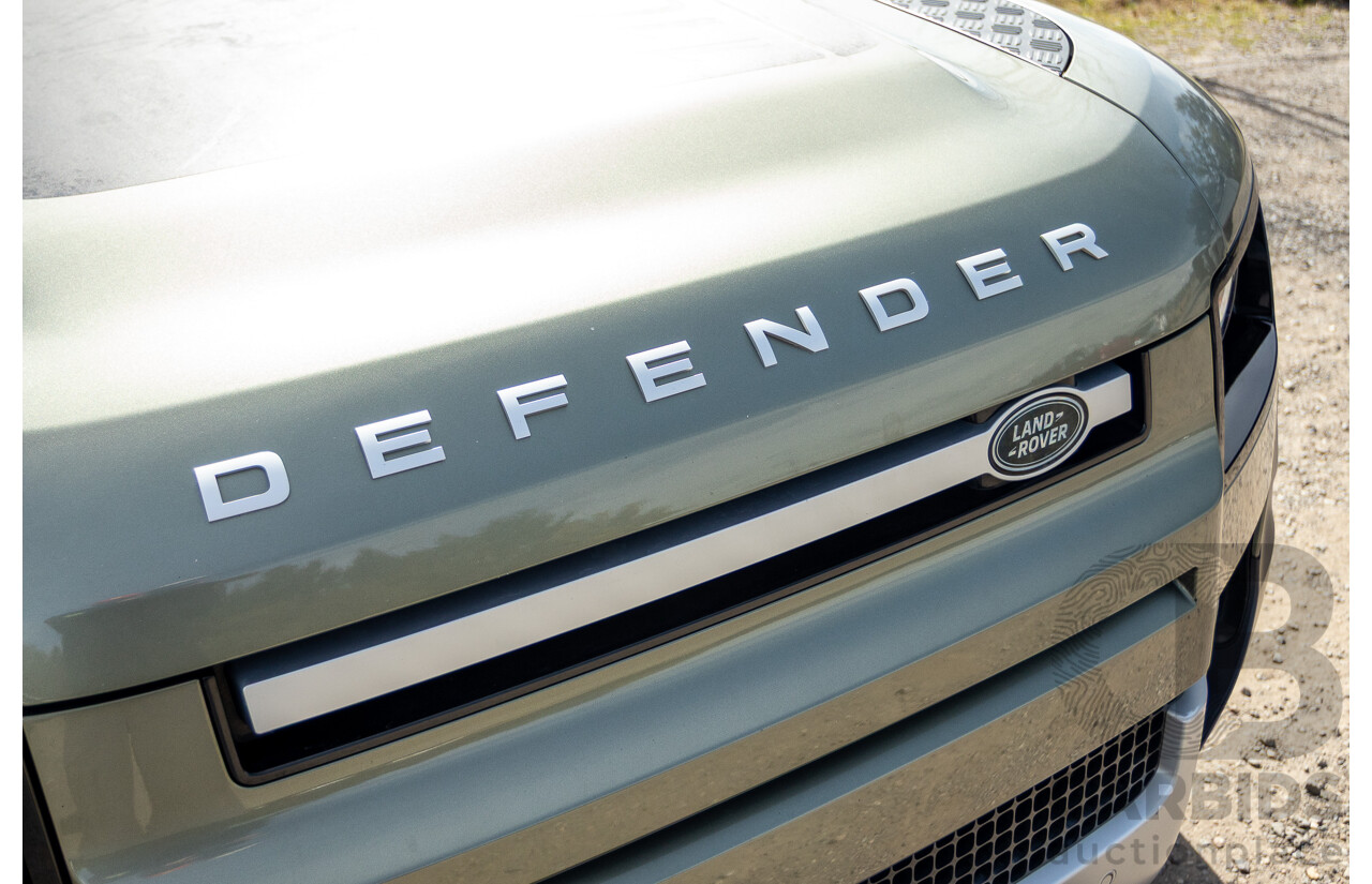 07/2020 Land Rover Defender 110 D240 S (4x4) MY20 L663 4d Wagon Pangea Green Metallic Twin Turbo Diesel 2.0L