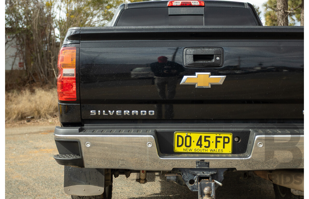 01/2020 Chevrolet Silverado 2500HD LTZ (4x4) C/K25 MY20 4d Crew Cab Black Turbo Diesel V8 6.6L