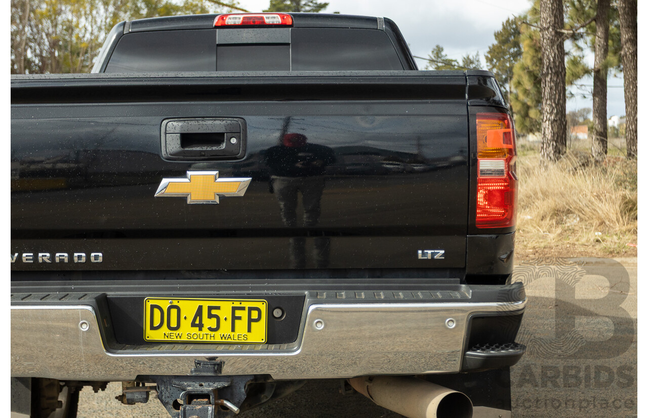 01/2020 Chevrolet Silverado 2500HD LTZ (4x4) C/K25 MY20 4d Crew Cab Black Turbo Diesel V8 6.6L