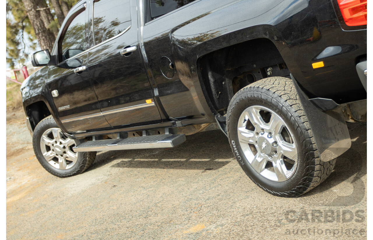 01/2020 Chevrolet Silverado 2500HD LTZ (4x4) C/K25 MY20 4d Crew Cab Black Turbo Diesel V8 6.6L