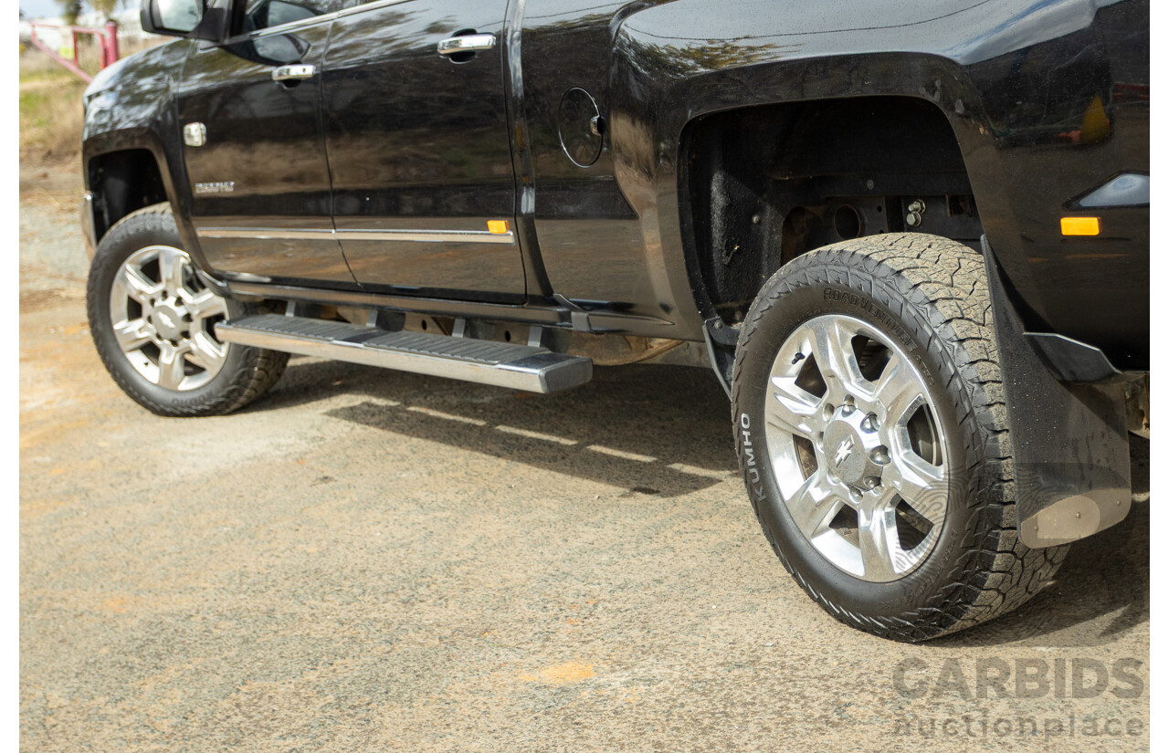 01/2020 Chevrolet Silverado 2500HD LTZ (4x4) C/K25 MY20 4d Crew Cab Black Turbo Diesel V8 6.6L