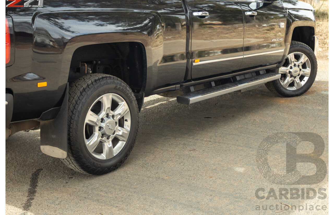 01/2020 Chevrolet Silverado 2500HD LTZ (4x4) C/K25 MY20 4d Crew Cab Black Turbo Diesel V8 6.6L