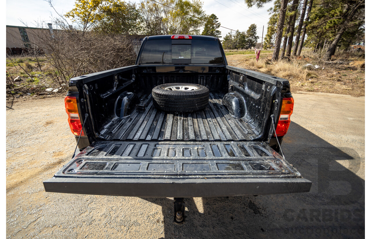 01/2020 Chevrolet Silverado 2500HD LTZ (4x4) C/K25 MY20 4d Crew Cab Black Turbo Diesel V8 6.6L