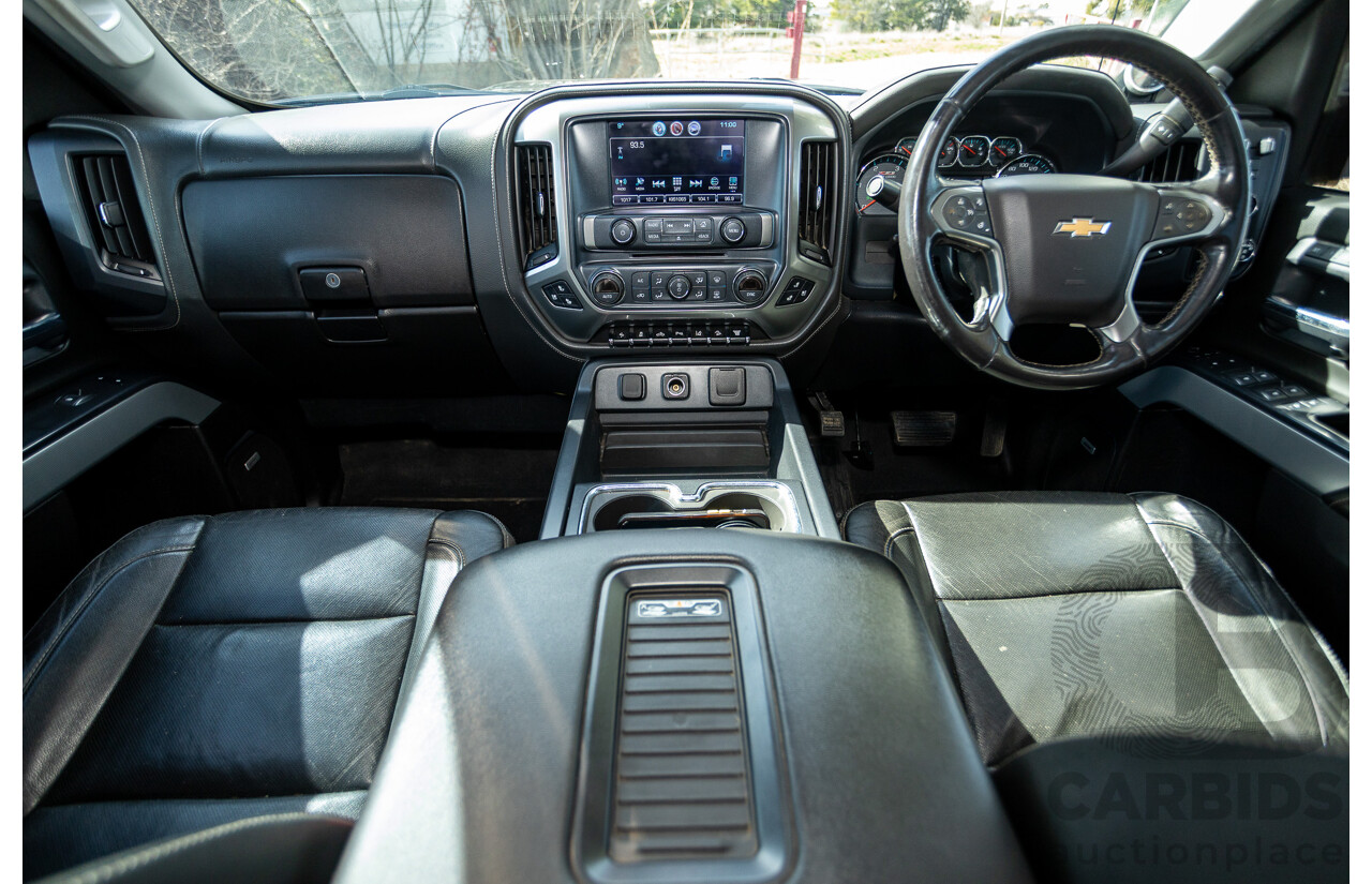 01/2020 Chevrolet Silverado 2500HD LTZ (4x4) C/K25 MY20 4d Crew Cab Black Turbo Diesel V8 6.6L