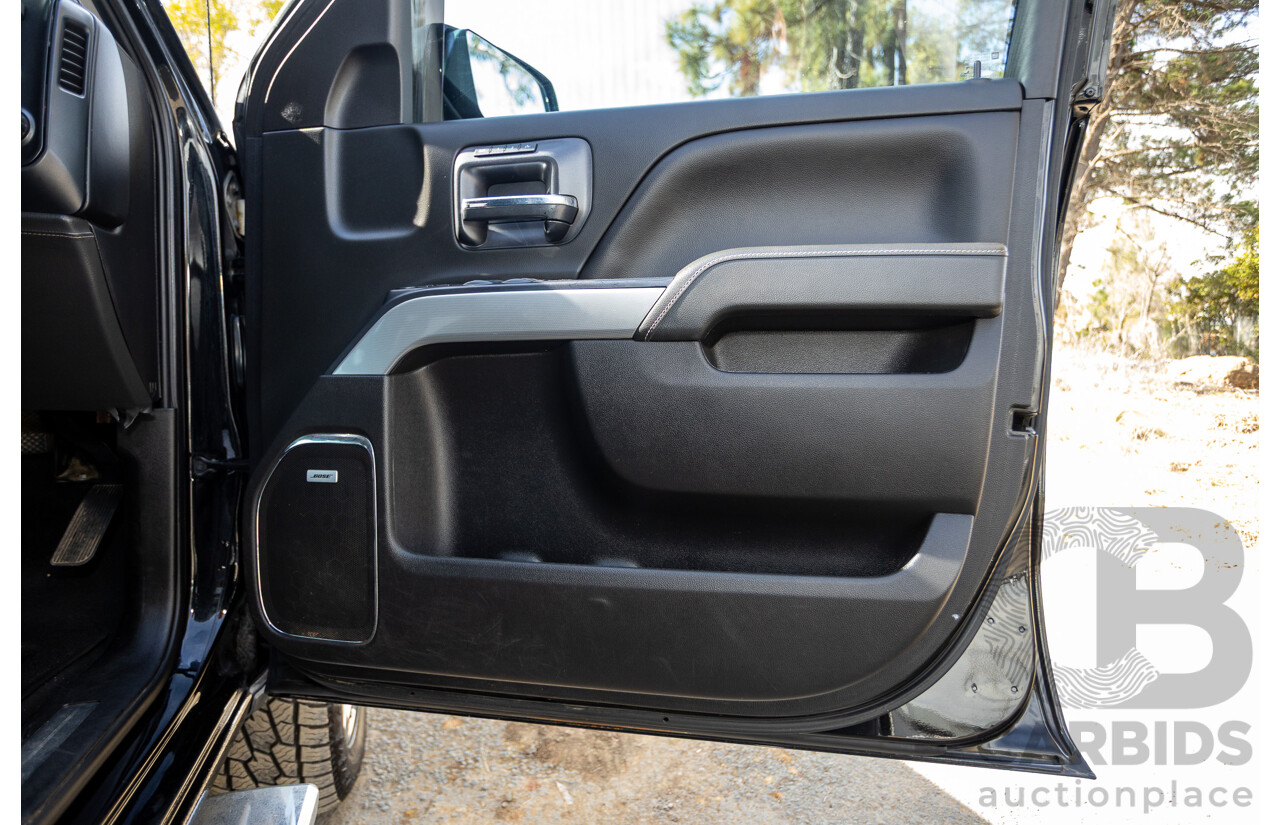 01/2020 Chevrolet Silverado 2500HD LTZ (4x4) C/K25 MY20 4d Crew Cab Black Turbo Diesel V8 6.6L