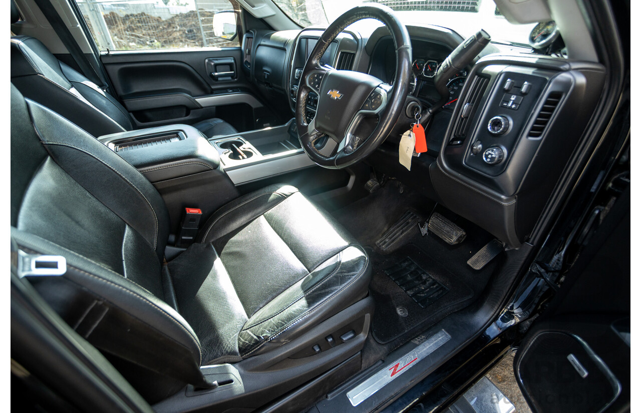 01/2020 Chevrolet Silverado 2500HD LTZ (4x4) C/K25 MY20 4d Crew Cab Black Turbo Diesel V8 6.6L