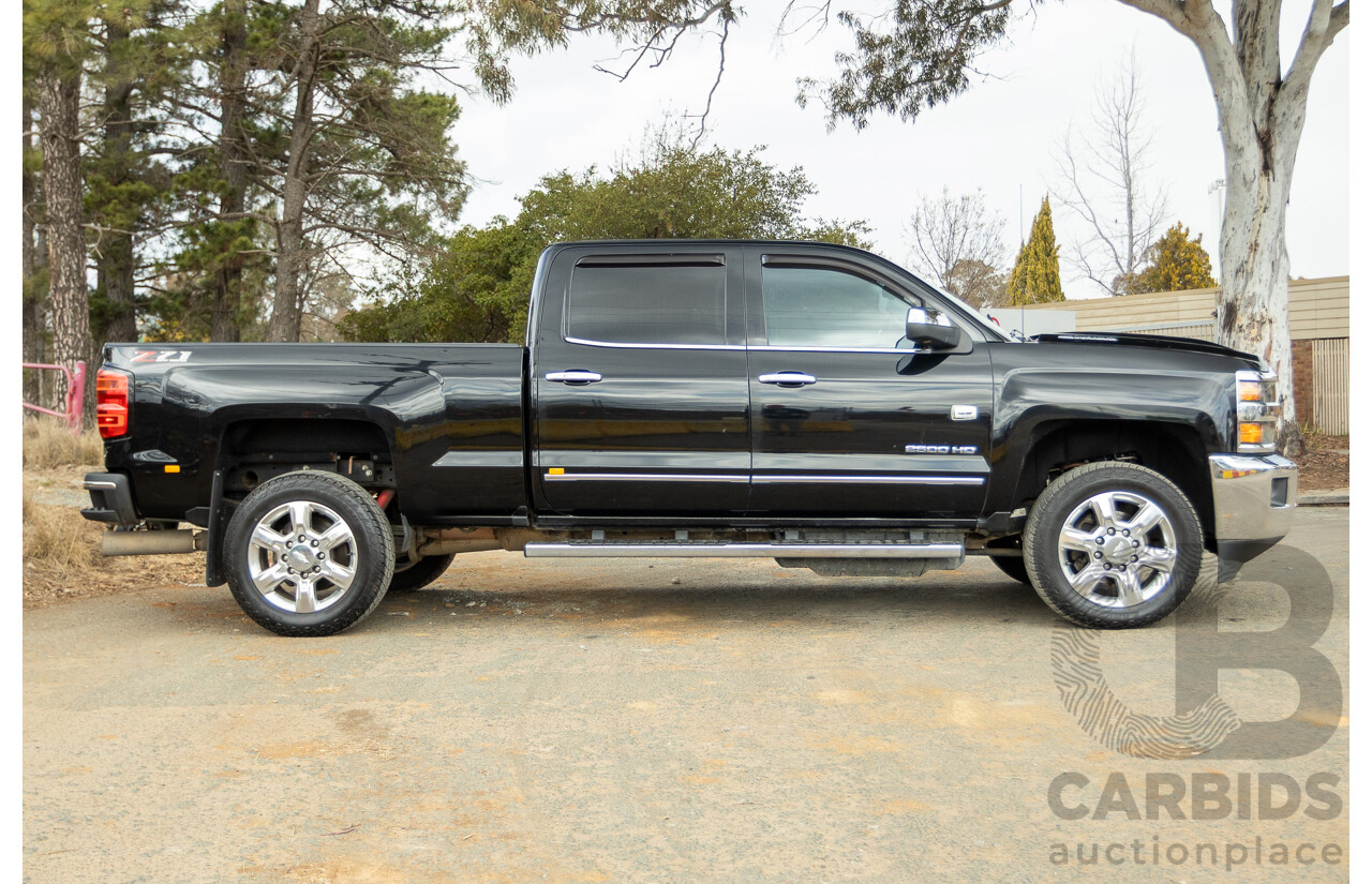 01/2020 Chevrolet Silverado 2500HD LTZ (4x4) C/K25 MY20 4d Crew Cab Black Turbo Diesel V8 6.6L