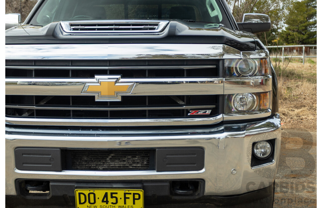 01/2020 Chevrolet Silverado 2500HD LTZ (4x4) C/K25 MY20 4d Crew Cab Black Turbo Diesel V8 6.6L