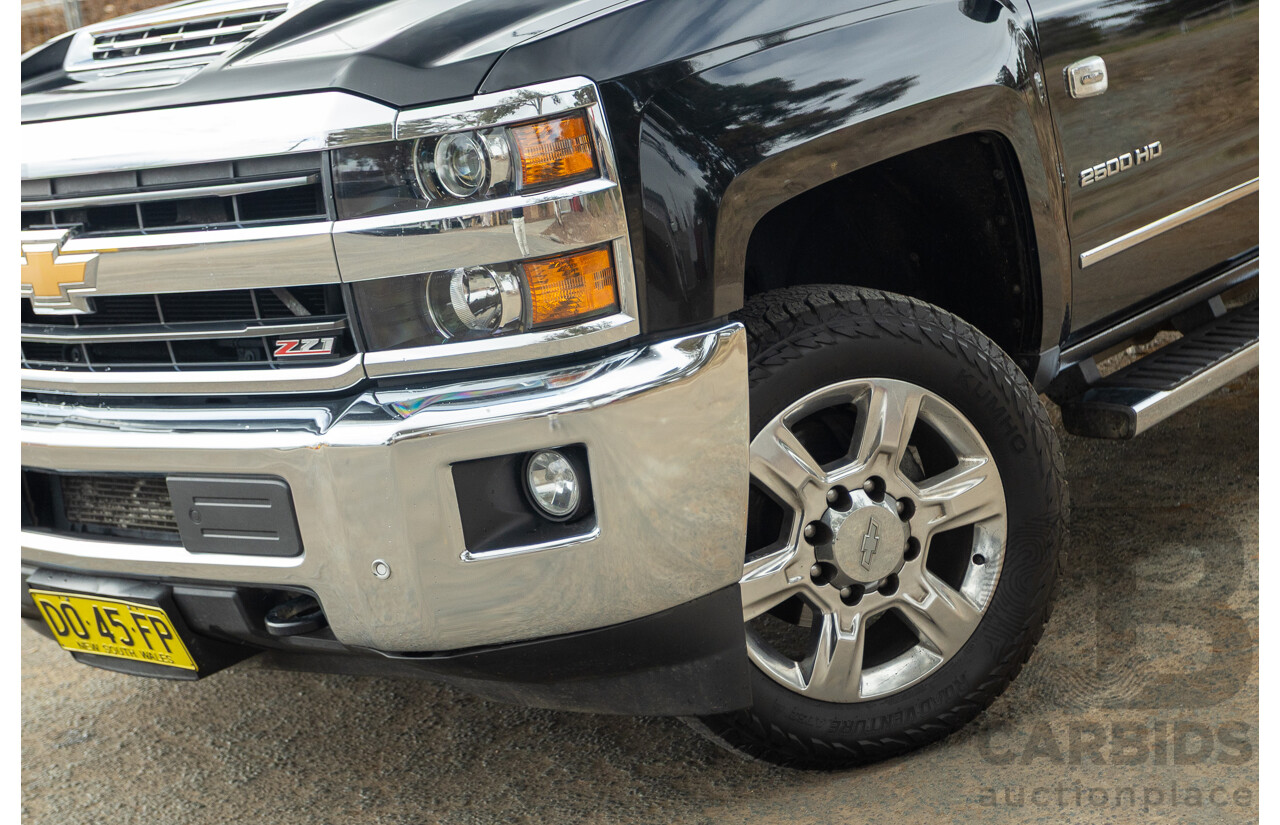 01/2020 Chevrolet Silverado 2500HD LTZ (4x4) C/K25 MY20 4d Crew Cab Black Turbo Diesel V8 6.6L