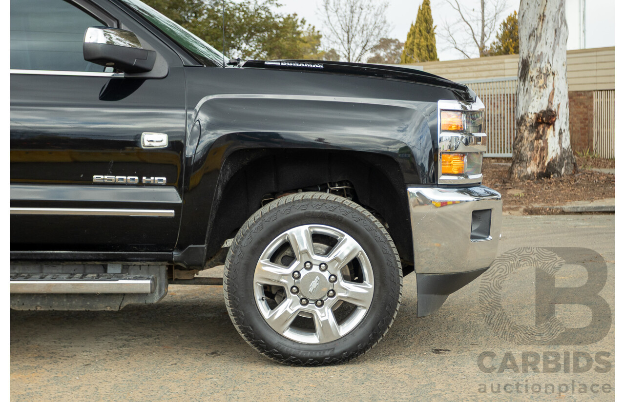 01/2020 Chevrolet Silverado 2500HD LTZ (4x4) C/K25 MY20 4d Crew Cab Black Turbo Diesel V8 6.6L