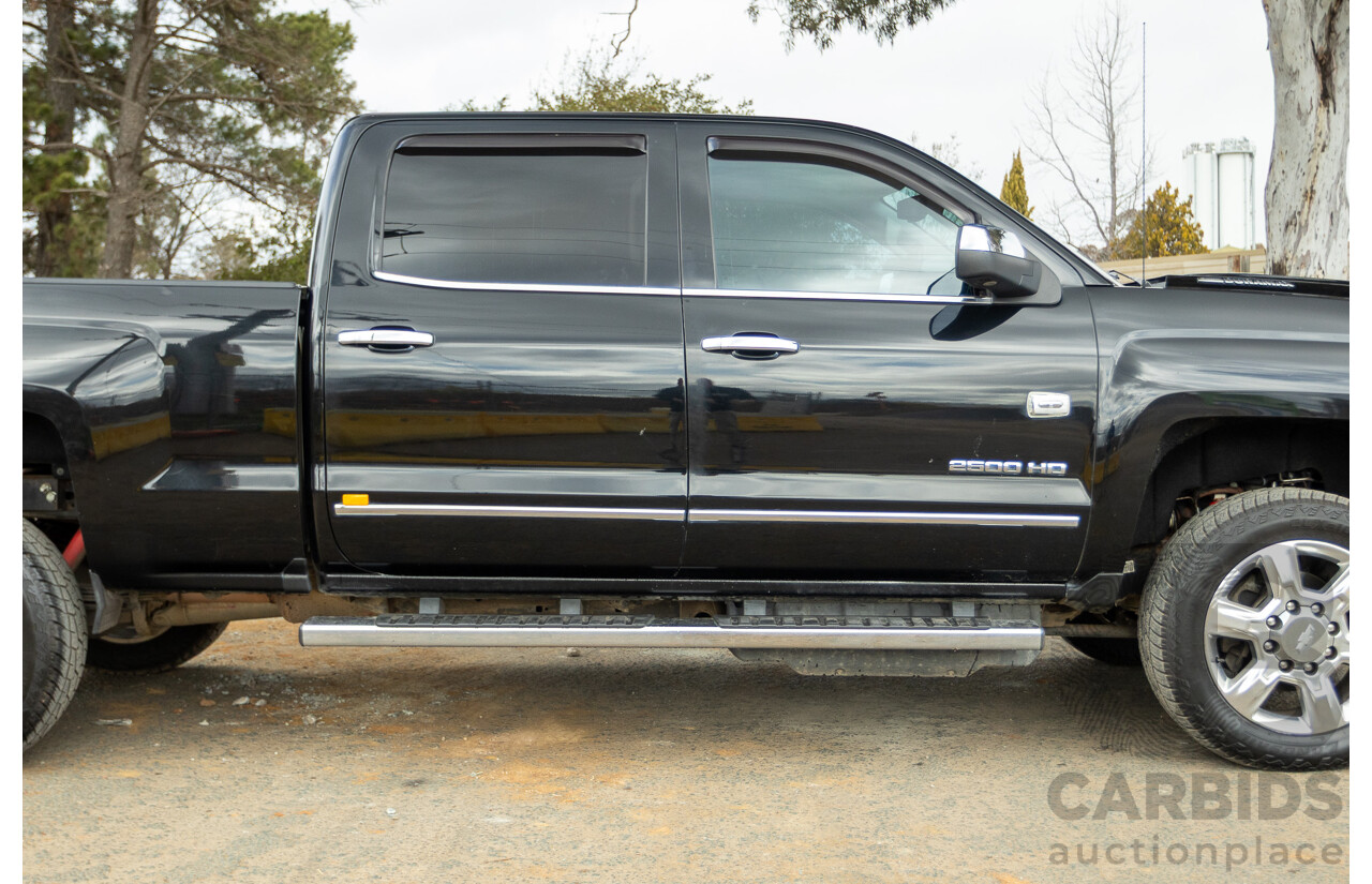 01/2020 Chevrolet Silverado 2500HD LTZ (4x4) C/K25 MY20 4d Crew Cab Black Turbo Diesel V8 6.6L