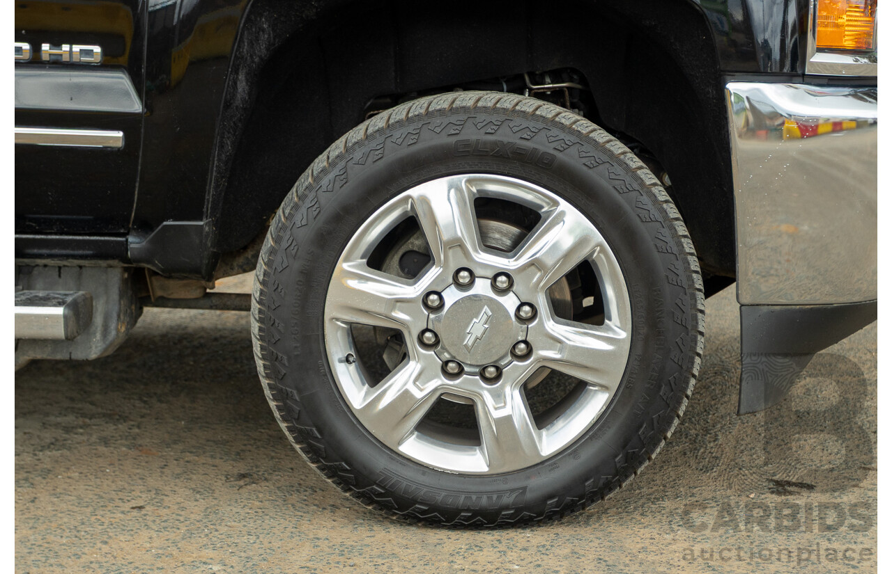 01/2020 Chevrolet Silverado 2500HD LTZ (4x4) C/K25 MY20 4d Crew Cab Black Turbo Diesel V8 6.6L