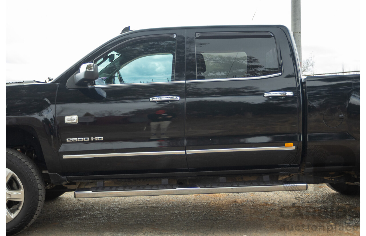 01/2020 Chevrolet Silverado 2500HD LTZ (4x4) C/K25 MY20 4d Crew Cab Black Turbo Diesel V8 6.6L