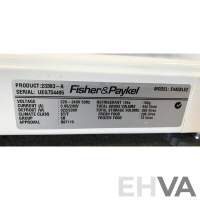 Fisher & Paykel 442L Refrigerator