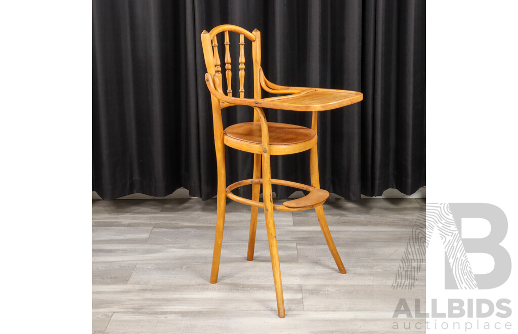 Vintage Bentwood Dolls High Chair