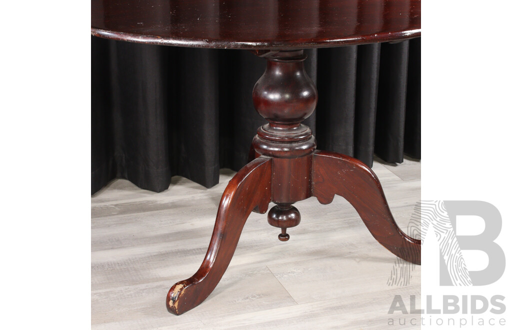 Edwardian Single Pedestal Table