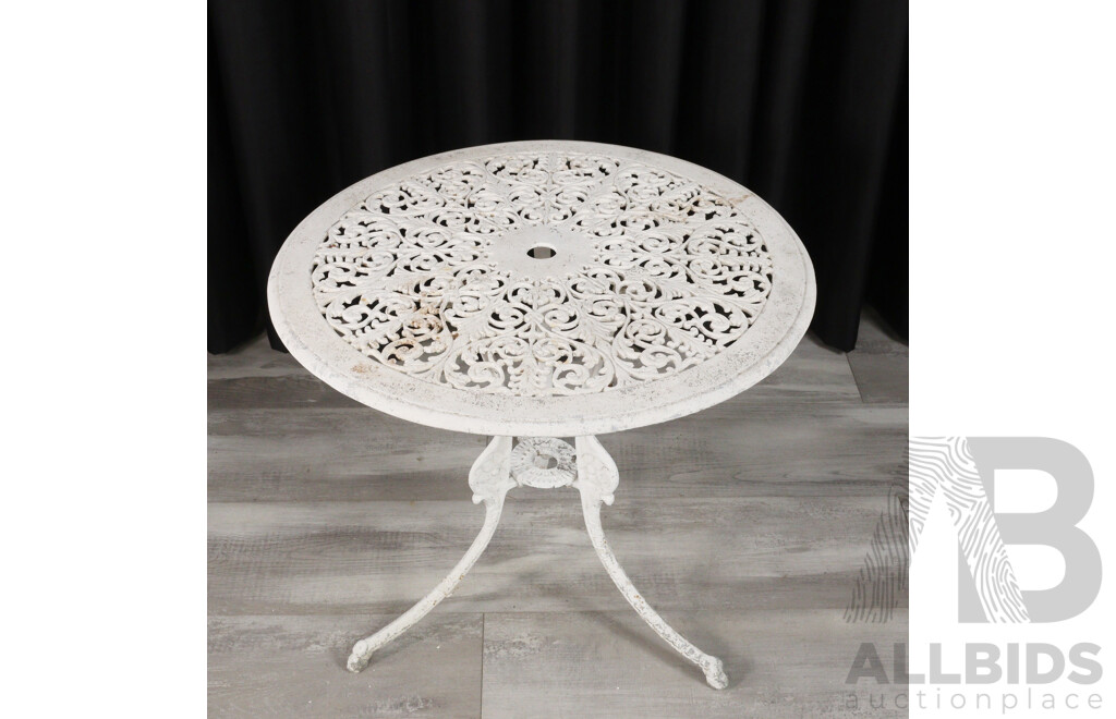 Vintage Cast Alloy Three Piece Garden Suite