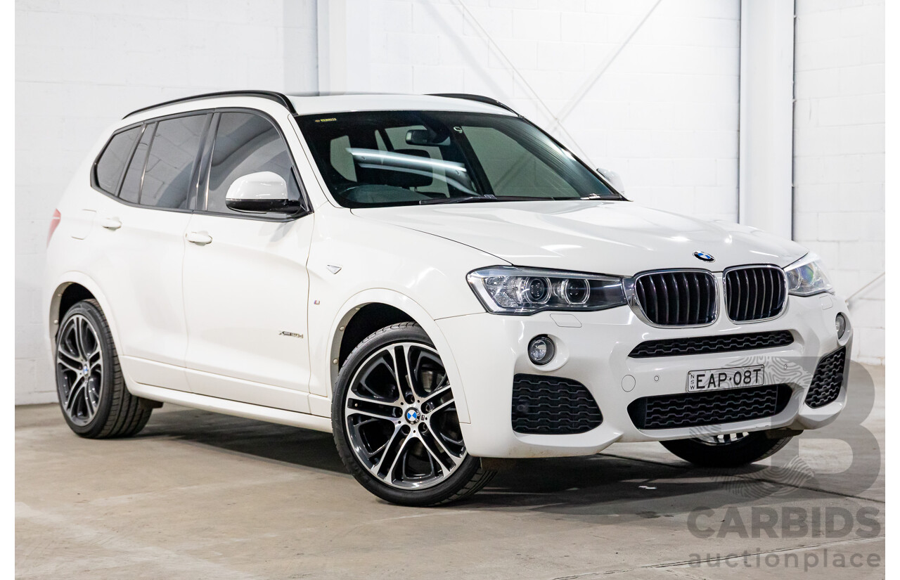 5/2015 BMW X3 xDrive 20d M Sport F25 MY15 4d Wagon Alpine White Turbo Diesel 2.0L