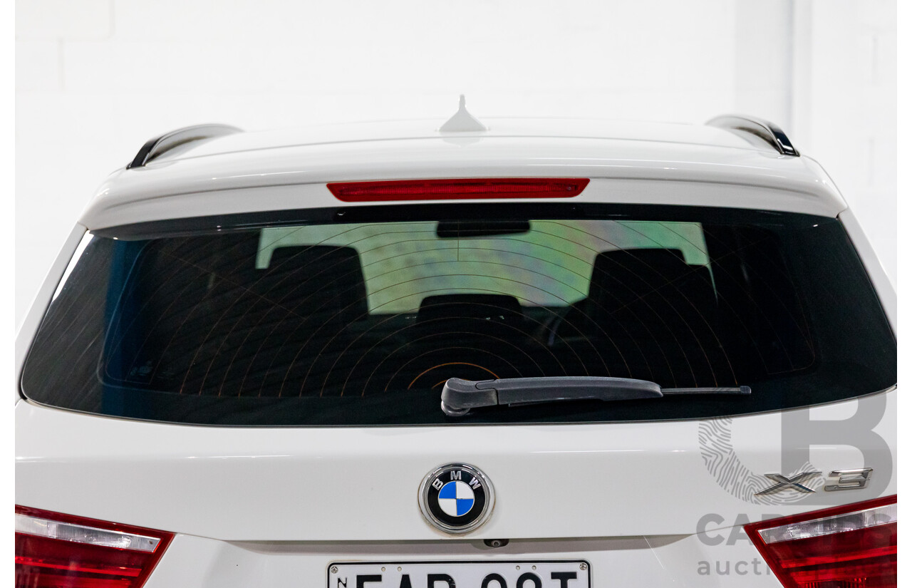 5/2015 BMW X3 xDrive 20d M Sport F25 MY15 4d Wagon Alpine White Turbo Diesel 2.0L