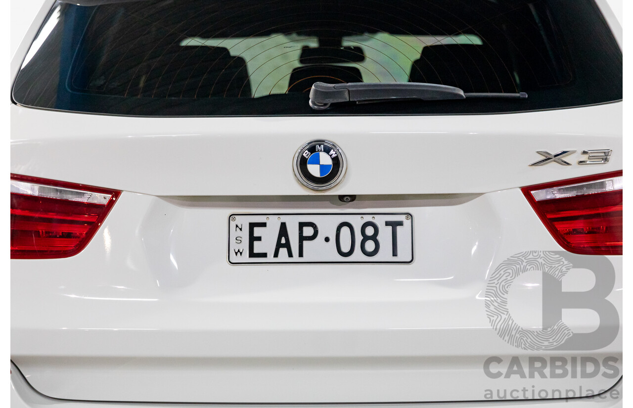 5/2015 BMW X3 xDrive 20d M Sport F25 MY15 4d Wagon Alpine White Turbo Diesel 2.0L