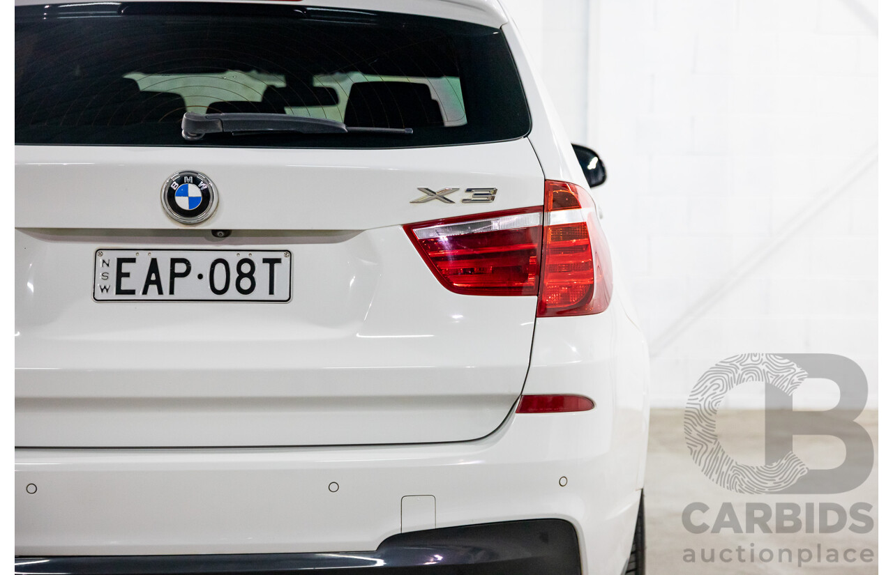5/2015 BMW X3 xDrive 20d M Sport F25 MY15 4d Wagon Alpine White Turbo Diesel 2.0L