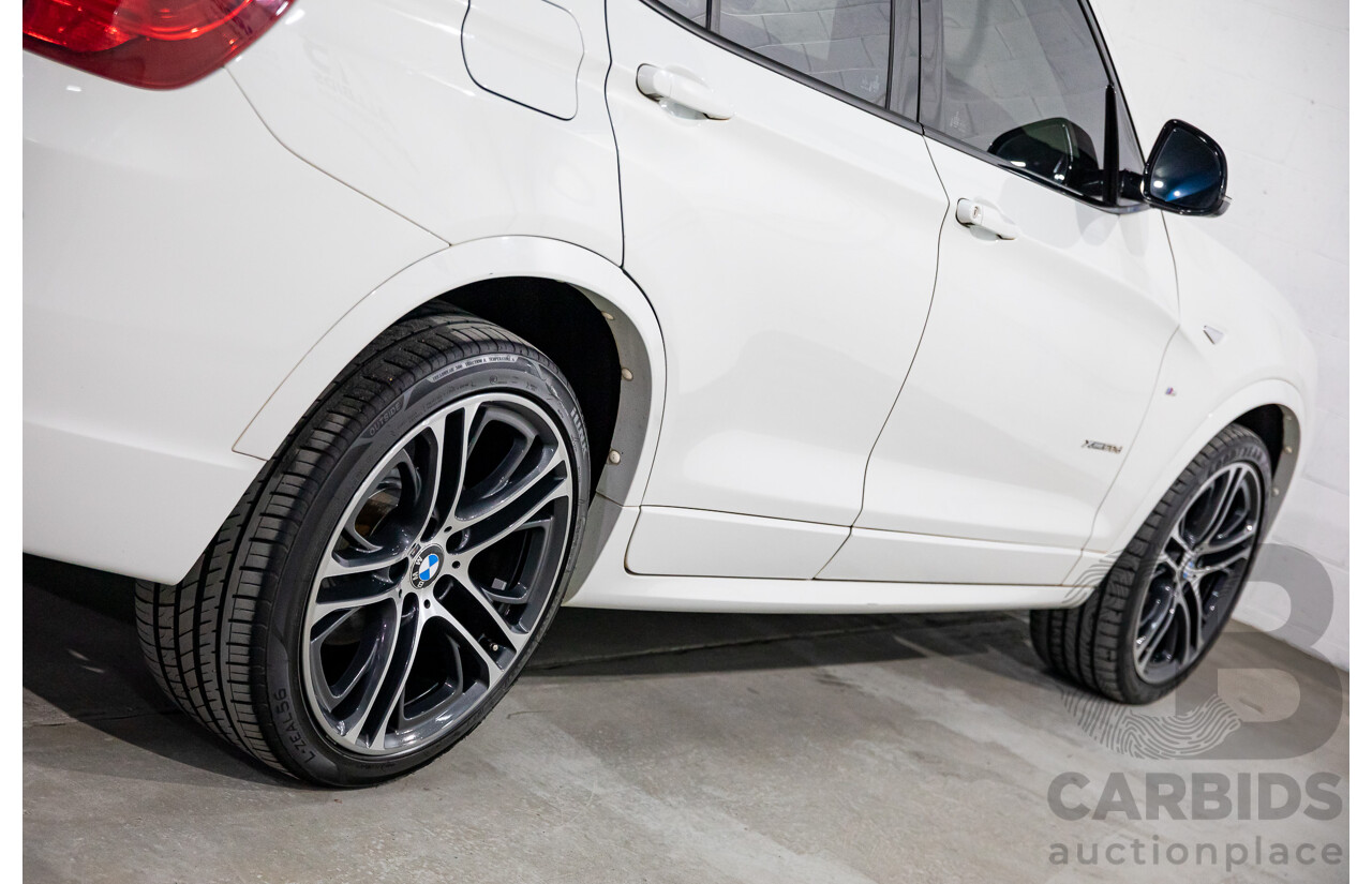 5/2015 BMW X3 xDrive 20d M Sport F25 MY15 4d Wagon Alpine White Turbo Diesel 2.0L