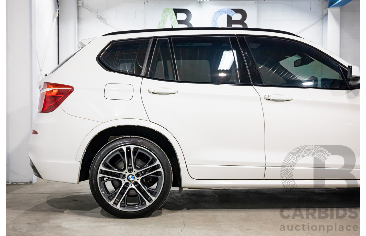 5/2015 BMW X3 xDrive 20d M Sport F25 MY15 4d Wagon Alpine White Turbo Diesel 2.0L