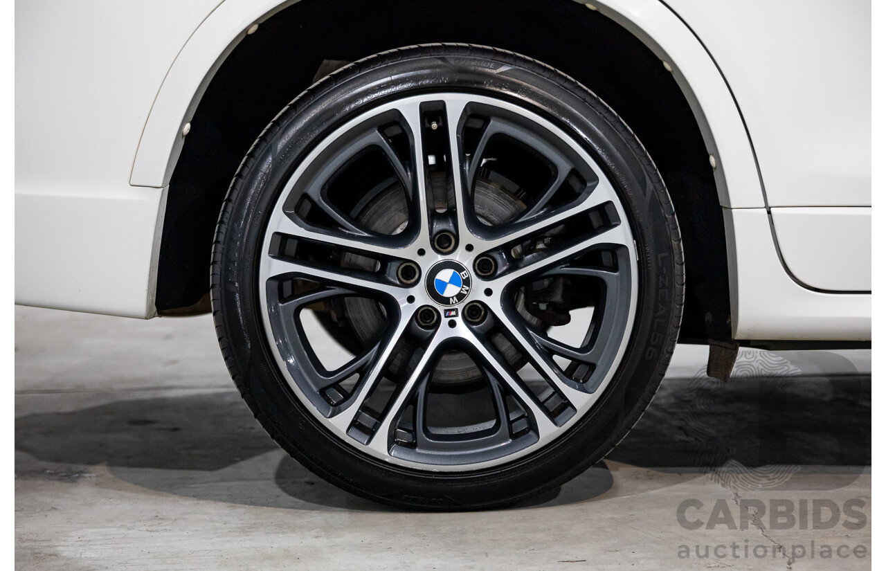 5/2015 BMW X3 xDrive 20d M Sport F25 MY15 4d Wagon Alpine White Turbo Diesel 2.0L