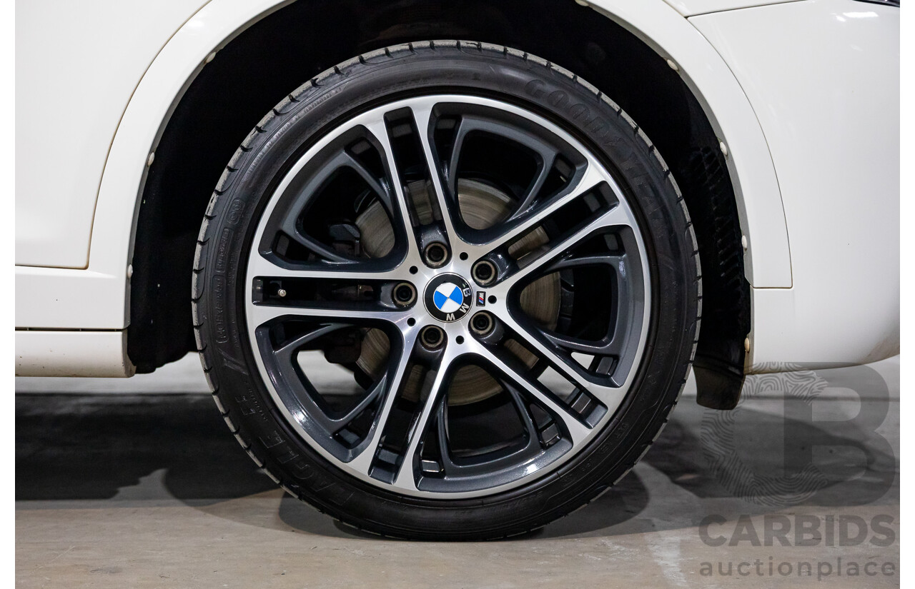 5/2015 BMW X3 xDrive 20d M Sport F25 MY15 4d Wagon Alpine White Turbo Diesel 2.0L