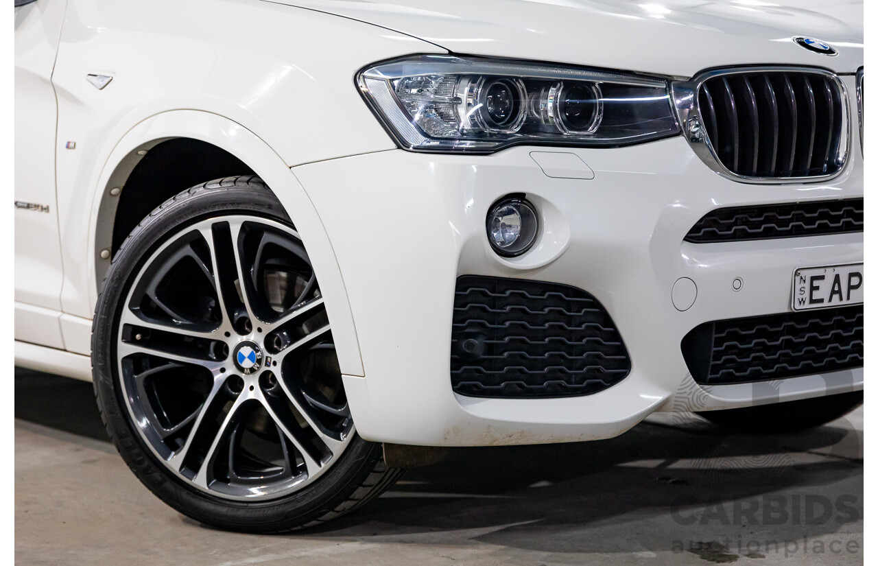 5/2015 BMW X3 xDrive 20d M Sport F25 MY15 4d Wagon Alpine White Turbo Diesel 2.0L