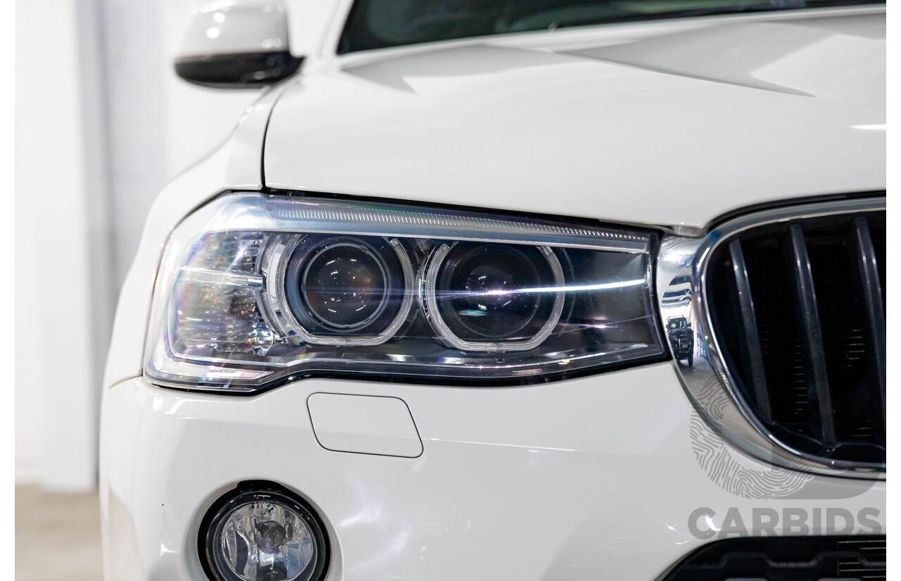5/2015 BMW X3 xDrive 20d M Sport F25 MY15 4d Wagon Alpine White Turbo Diesel 2.0L