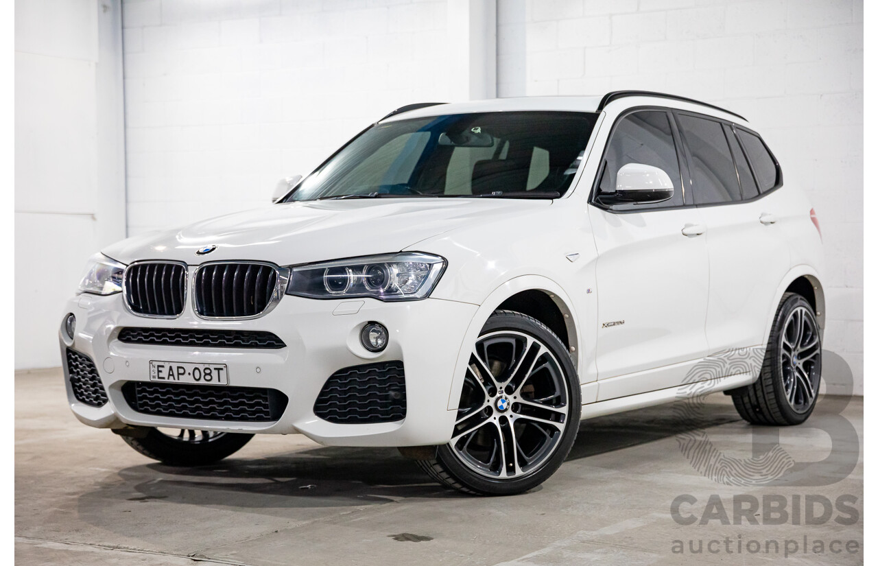 5/2015 BMW X3 xDrive 20d M Sport F25 MY15 4d Wagon Alpine White Turbo Diesel 2.0L