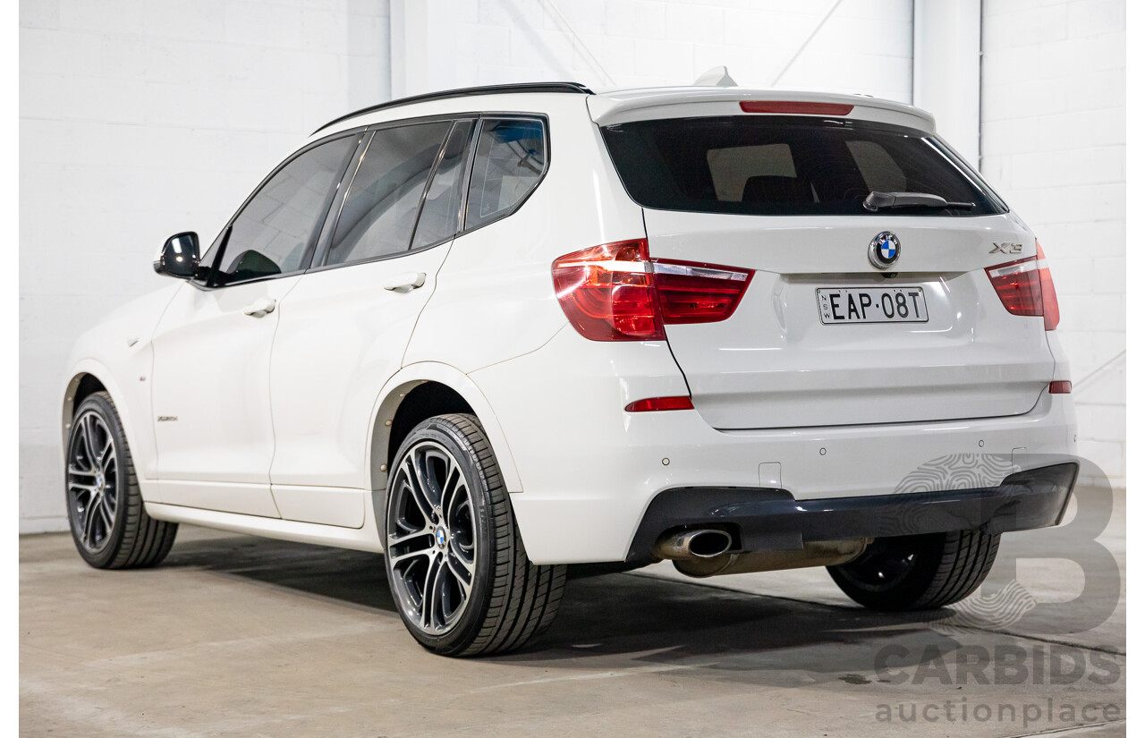 5/2015 BMW X3 xDrive 20d M Sport F25 MY15 4d Wagon Alpine White Turbo Diesel 2.0L
