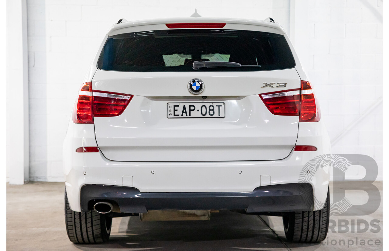 5/2015 BMW X3 xDrive 20d M Sport F25 MY15 4d Wagon Alpine White Turbo Diesel 2.0L