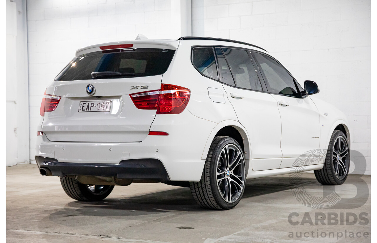 5/2015 BMW X3 xDrive 20d M Sport F25 MY15 4d Wagon Alpine White Turbo Diesel 2.0L