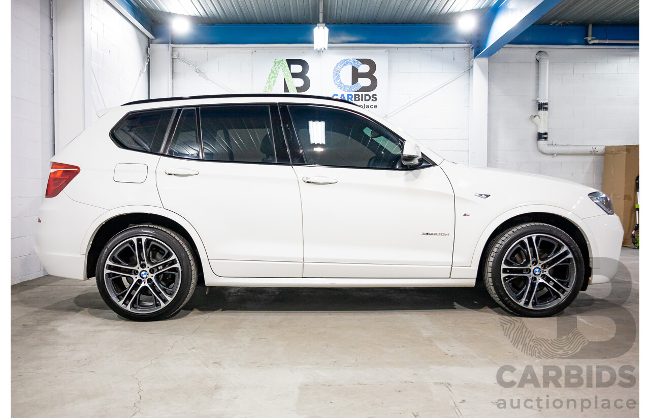 5/2015 BMW X3 xDrive 20d M Sport F25 MY15 4d Wagon Alpine White Turbo Diesel 2.0L