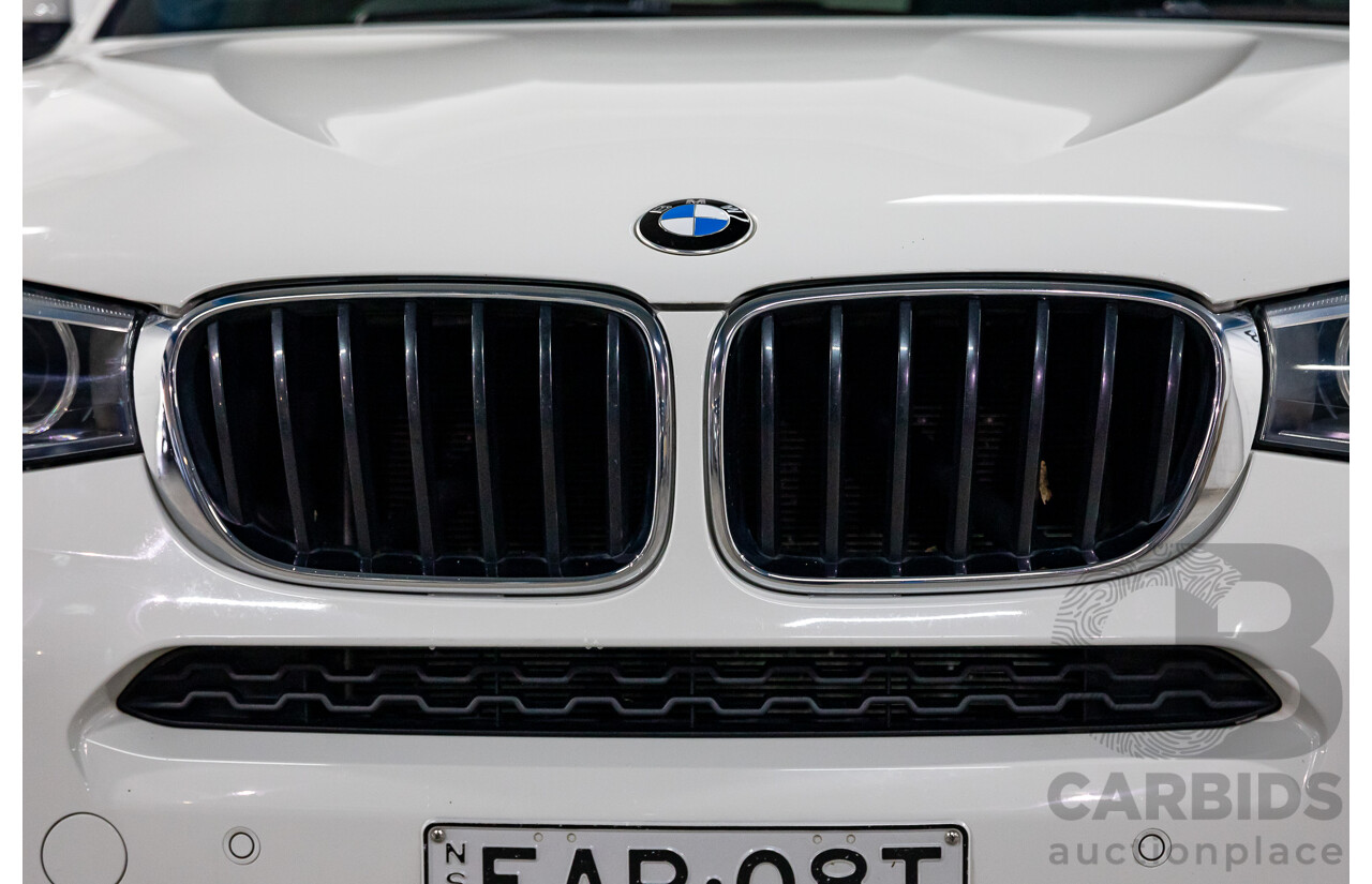 5/2015 BMW X3 xDrive 20d M Sport F25 MY15 4d Wagon Alpine White Turbo Diesel 2.0L