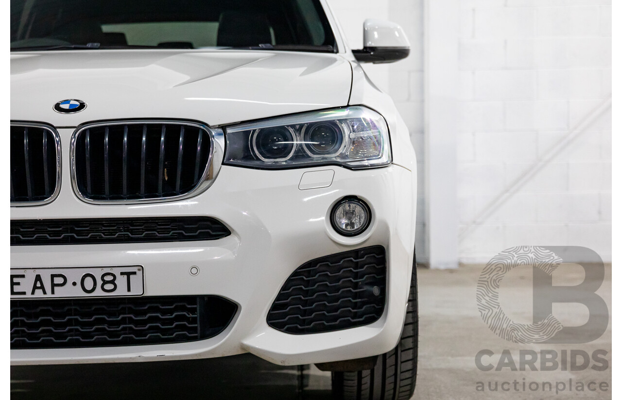 5/2015 BMW X3 xDrive 20d M Sport F25 MY15 4d Wagon Alpine White Turbo Diesel 2.0L