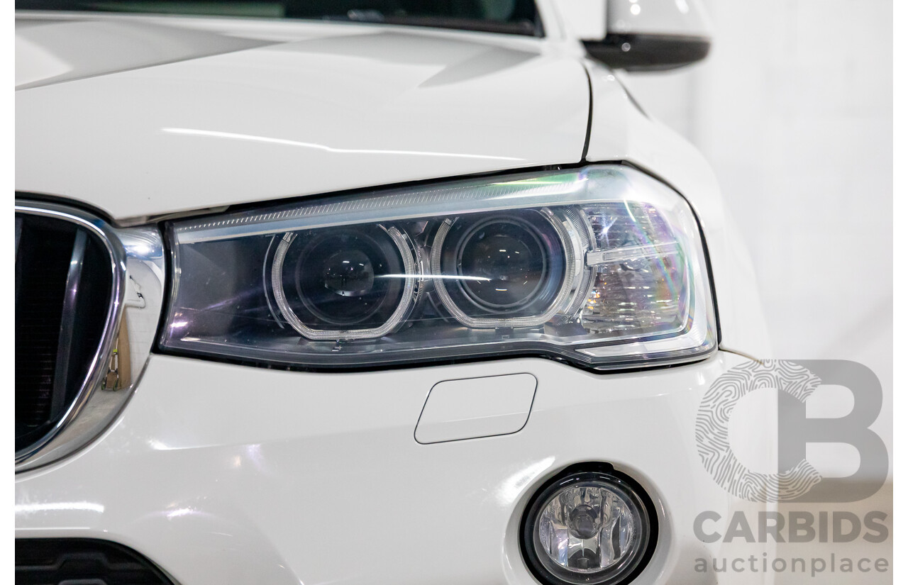5/2015 BMW X3 xDrive 20d M Sport F25 MY15 4d Wagon Alpine White Turbo Diesel 2.0L