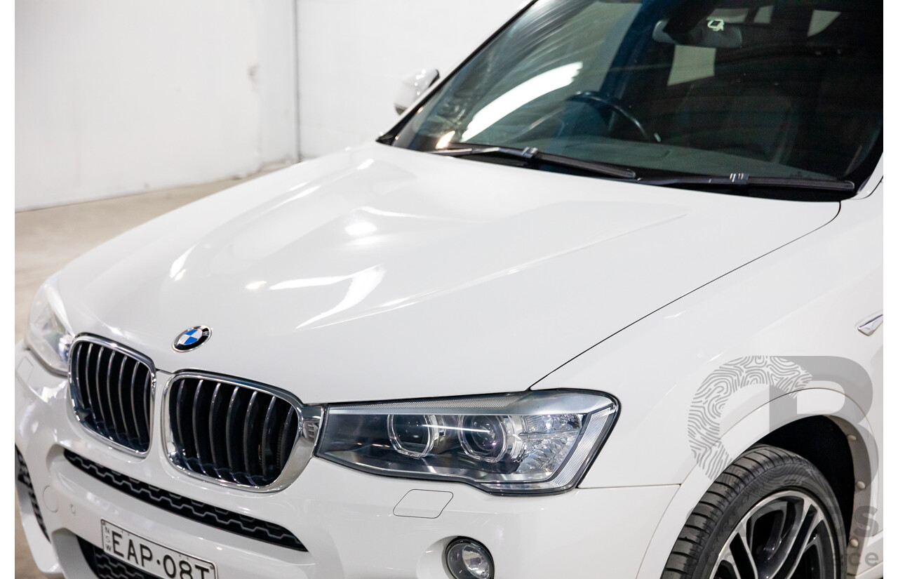 5/2015 BMW X3 xDrive 20d M Sport F25 MY15 4d Wagon Alpine White Turbo Diesel 2.0L