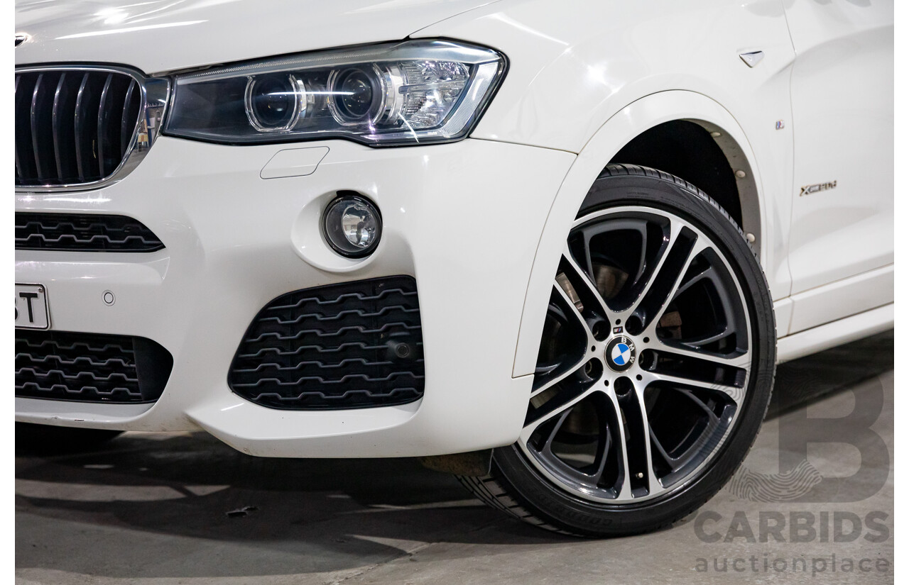 5/2015 BMW X3 xDrive 20d M Sport F25 MY15 4d Wagon Alpine White Turbo Diesel 2.0L