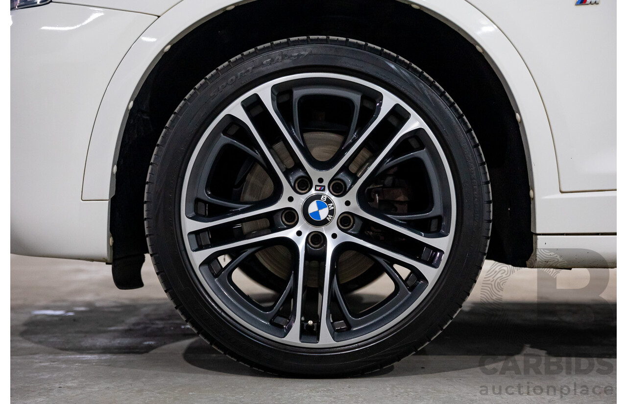 5/2015 BMW X3 xDrive 20d M Sport F25 MY15 4d Wagon Alpine White Turbo Diesel 2.0L