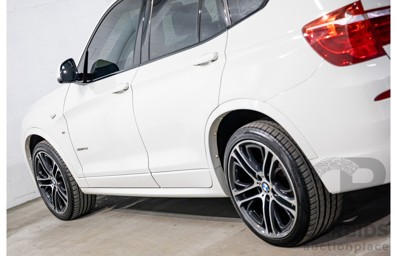 5/2015 BMW X3 xDrive 20d M Sport F25 MY15 4d Wagon Alpine White Turbo Diesel 2.0L