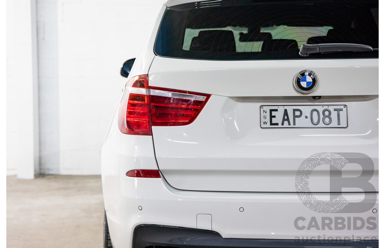 5/2015 BMW X3 xDrive 20d M Sport F25 MY15 4d Wagon Alpine White Turbo Diesel 2.0L