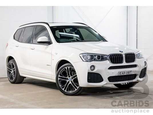 5/2015 BMW X3 xDrive 20d M Sport F25 MY15 4d Wagon Alpine White Turbo Diesel 2.0L