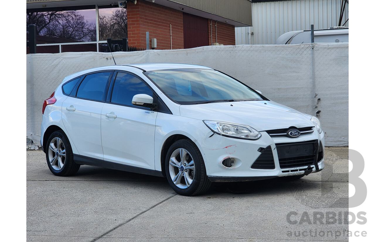 2/2013 Ford Focus Trend LW MK2 5d Hatchback White 2.0L